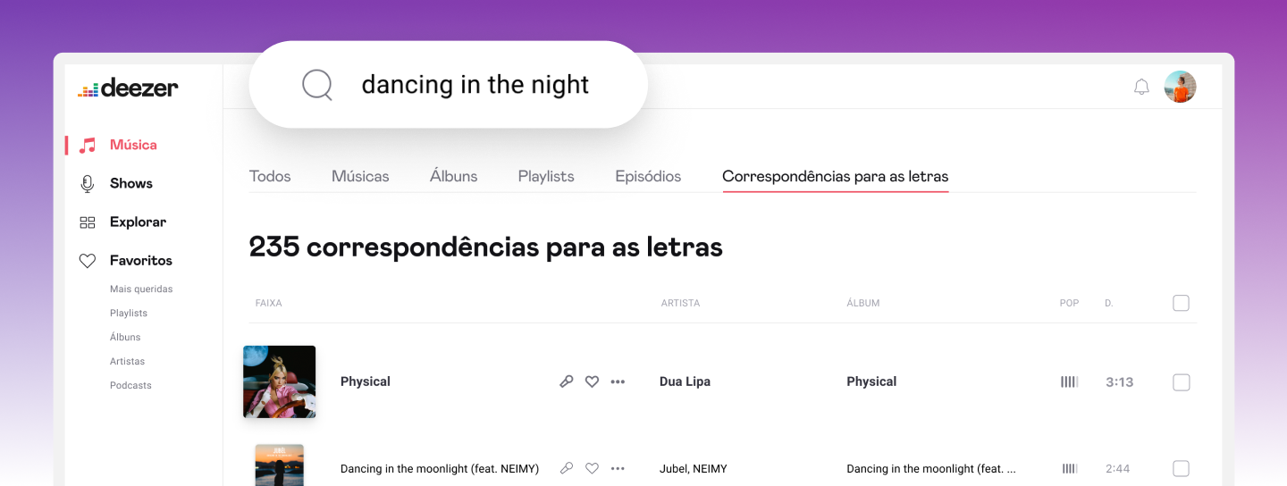 Como ver letras de músicas no Deezer – Tecnoblog